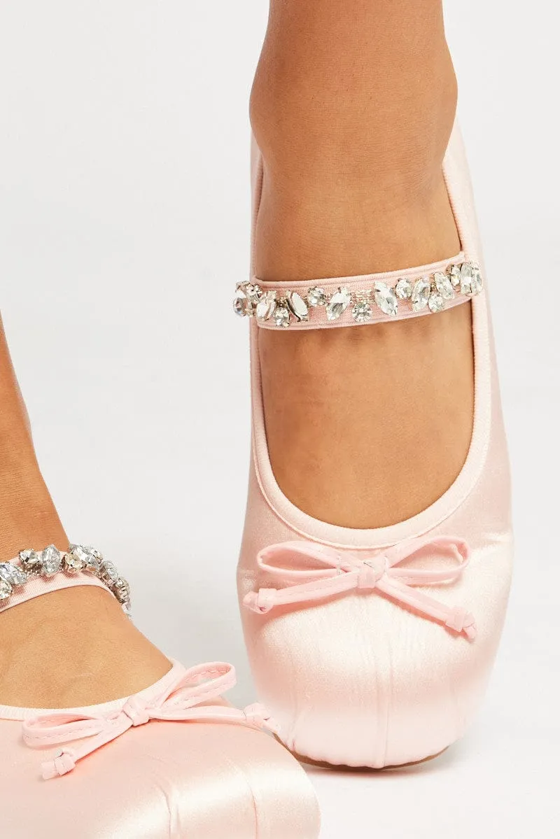 Pink Bow Ballet Flats sold by Ally Fashion product image thumbnail 2