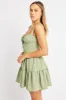 Green Fit And Flare Dress Mini sold by Ally Fashion