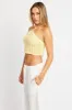 Yellow Halter Neck Knit Top sold by Ally Fashion