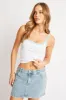 White Graphic Singlet Top sold by Ally Fashion