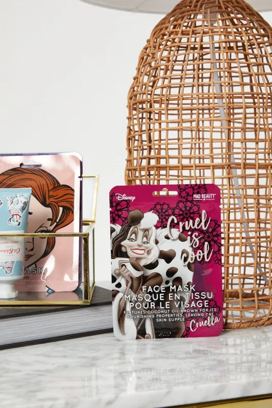 Multi Disney Villains Cruella Face Mask Sheet sold by Ally Fashion