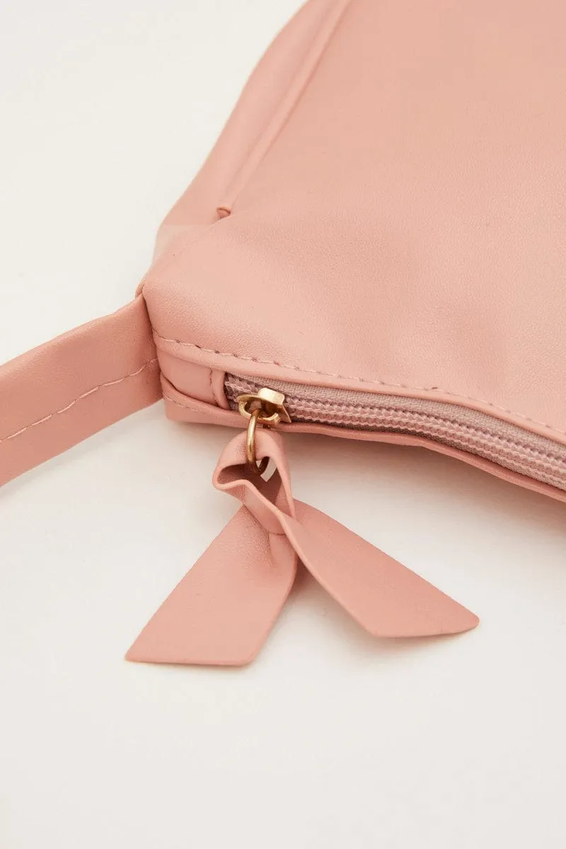 Pink Shoulder Baguette Bag sold by Ally Fashion product image thumbnail 2