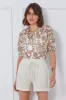 White Textured Shorts sold by Ally Fashion