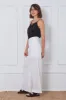 White Wide Leg Pants High Waist sold by Ally Fashion