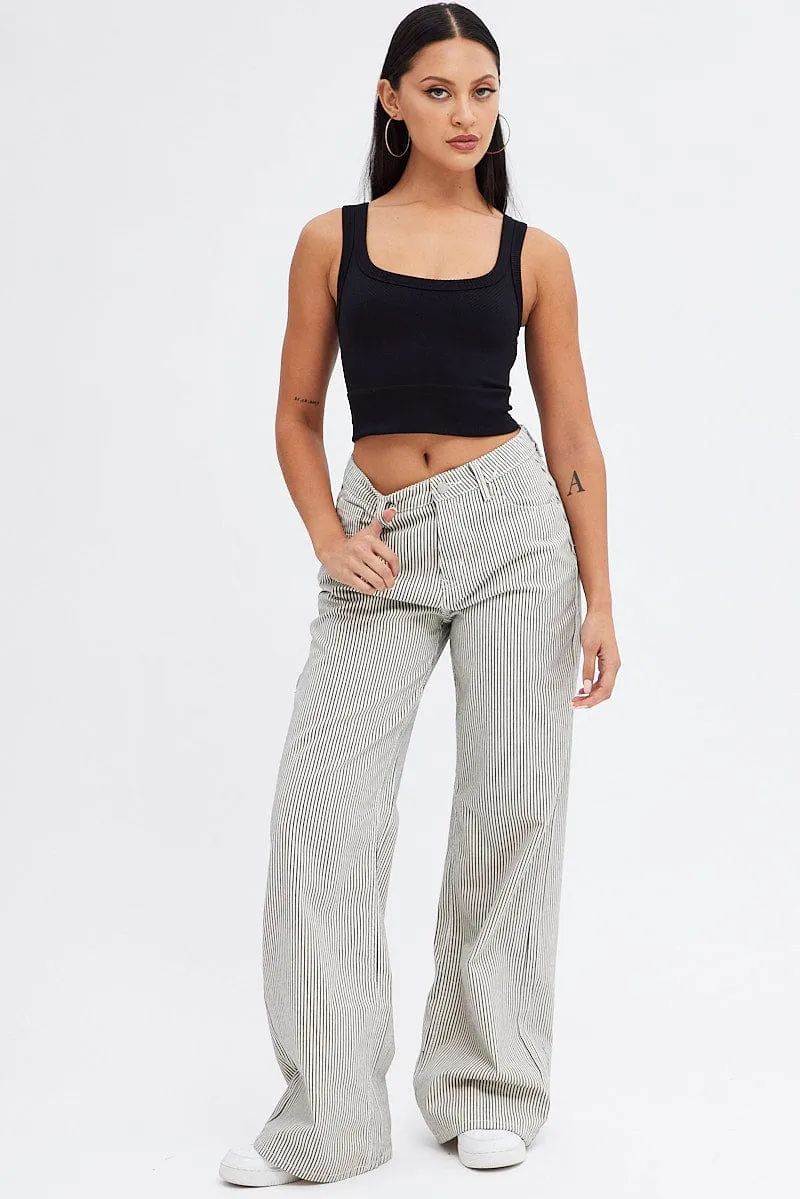 Black Bralette Seamless Rib sold by Ally Fashion product image thumbnail 2