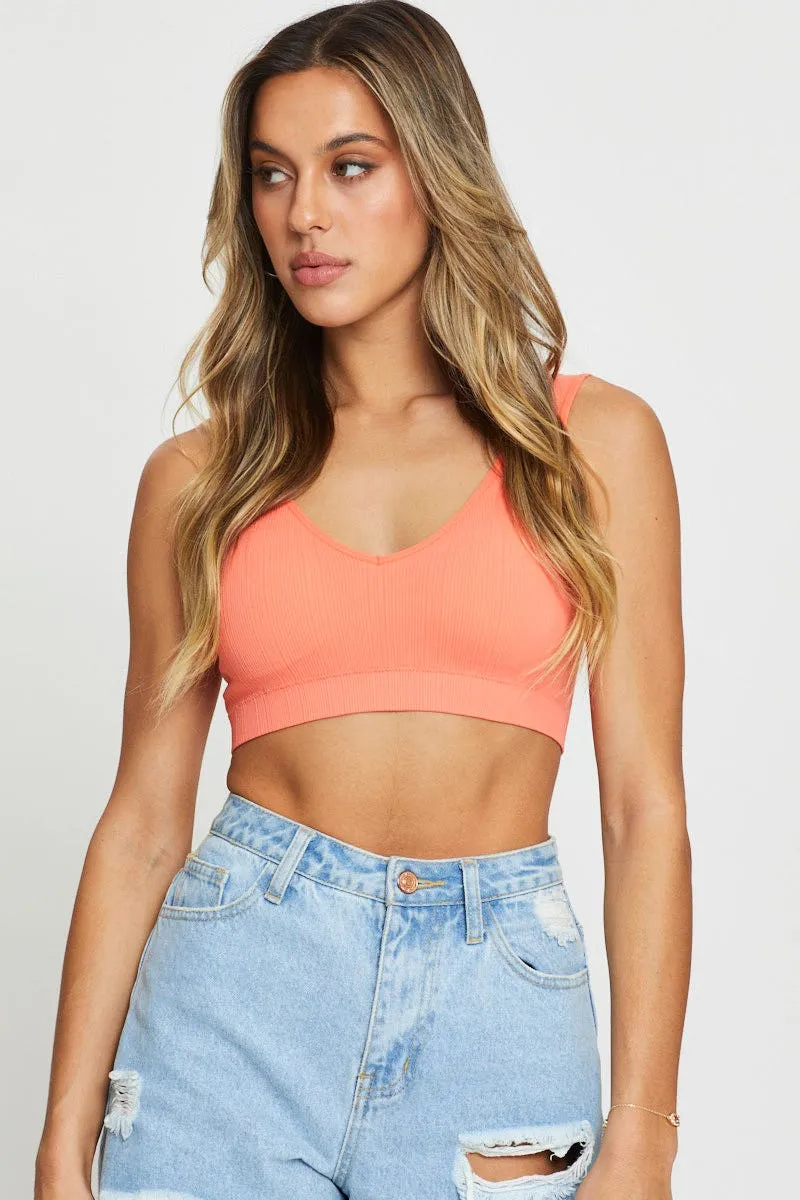 Red Bralette Seamless sold by Ally Fashion