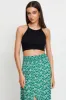 Black Rib Top Seamless Crop sold by Ally Fashion