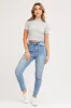 Grey Top Short Sleeve High Neck sold by Ally Fashion