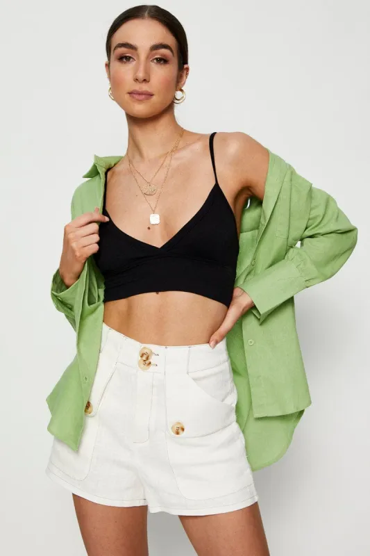 Black Bralette Top Seamless sold by Ally Fashion