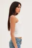 White Tank Top Sleeveless Round Neck sold by Ally Fashion