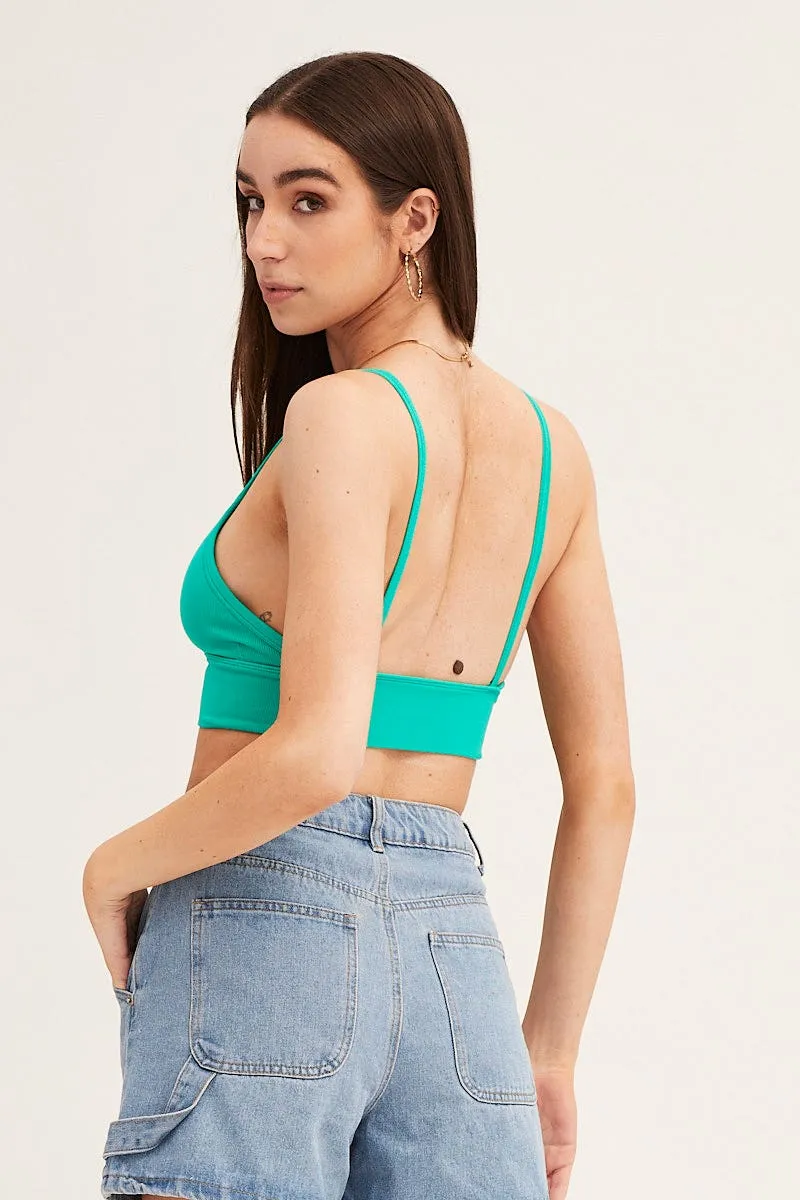 Green Crop Top Seamless sold by Ally Fashion product image thumbnail 5