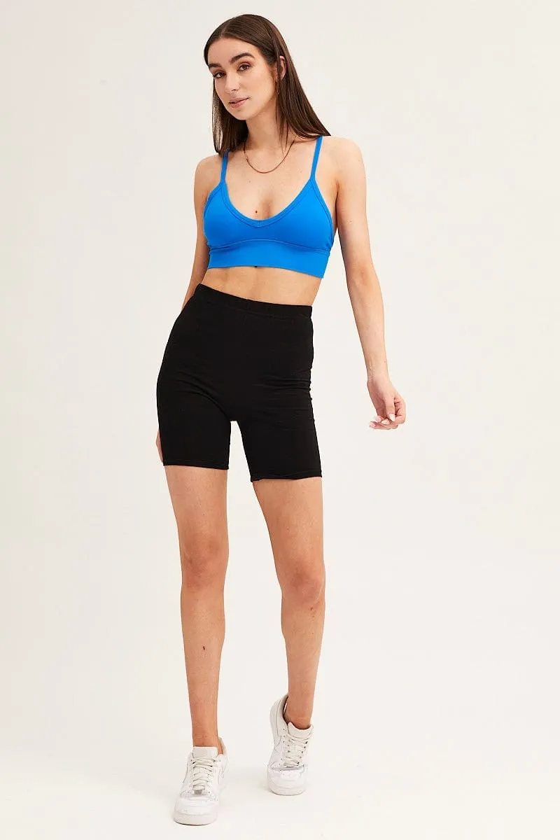 Blue Crop Top Seamless sold by Ally Fashion product image thumbnail 2
