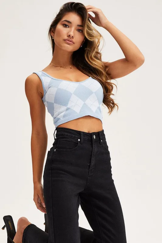 Check Tank Top Sleeveless Sweetheart Seamless sold by Ally Fashion