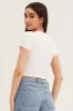 White T Shirt Short Sleeve Crew Neck sold by Ally Fashion