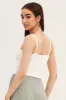 White Cotton Singlet Stretch sold by Ally Fashion