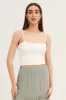 White Cotton Singlet Stretch sold by Ally Fashion