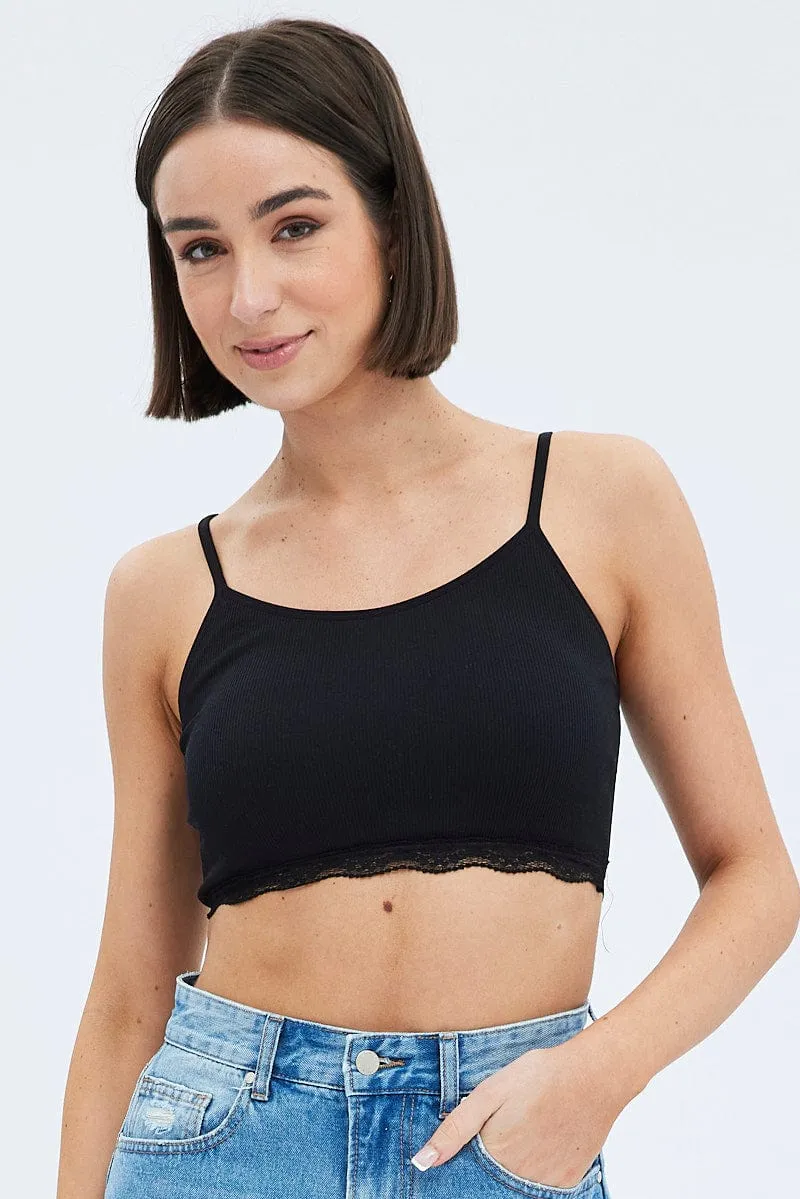 Black Bralette Seamless sold by Ally Fashion product image thumbnail 3