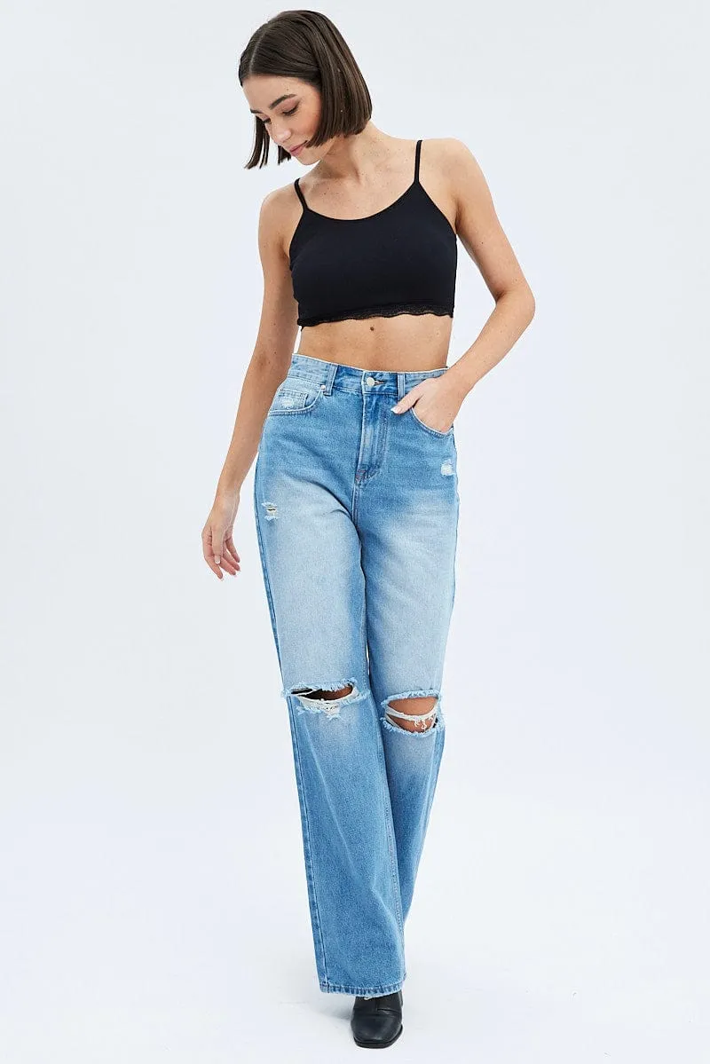 Black Bralette Seamless sold by Ally Fashion