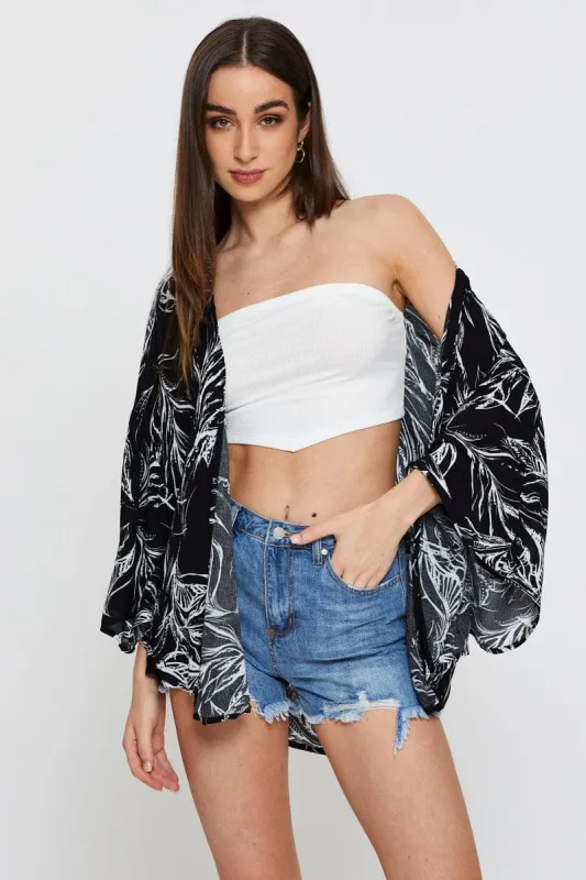 White Bandeau Top Sleeveless sold by Ally Fashion