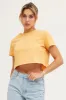 Orange Crop T Shirt Short Sleeve Crew Neck sold by Ally Fashion