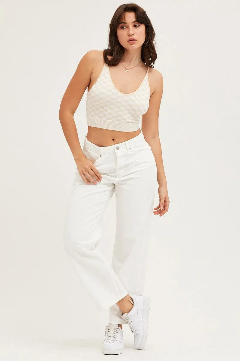 Check Tank Top Seamless sold by Ally Fashion product image thumbnail 2