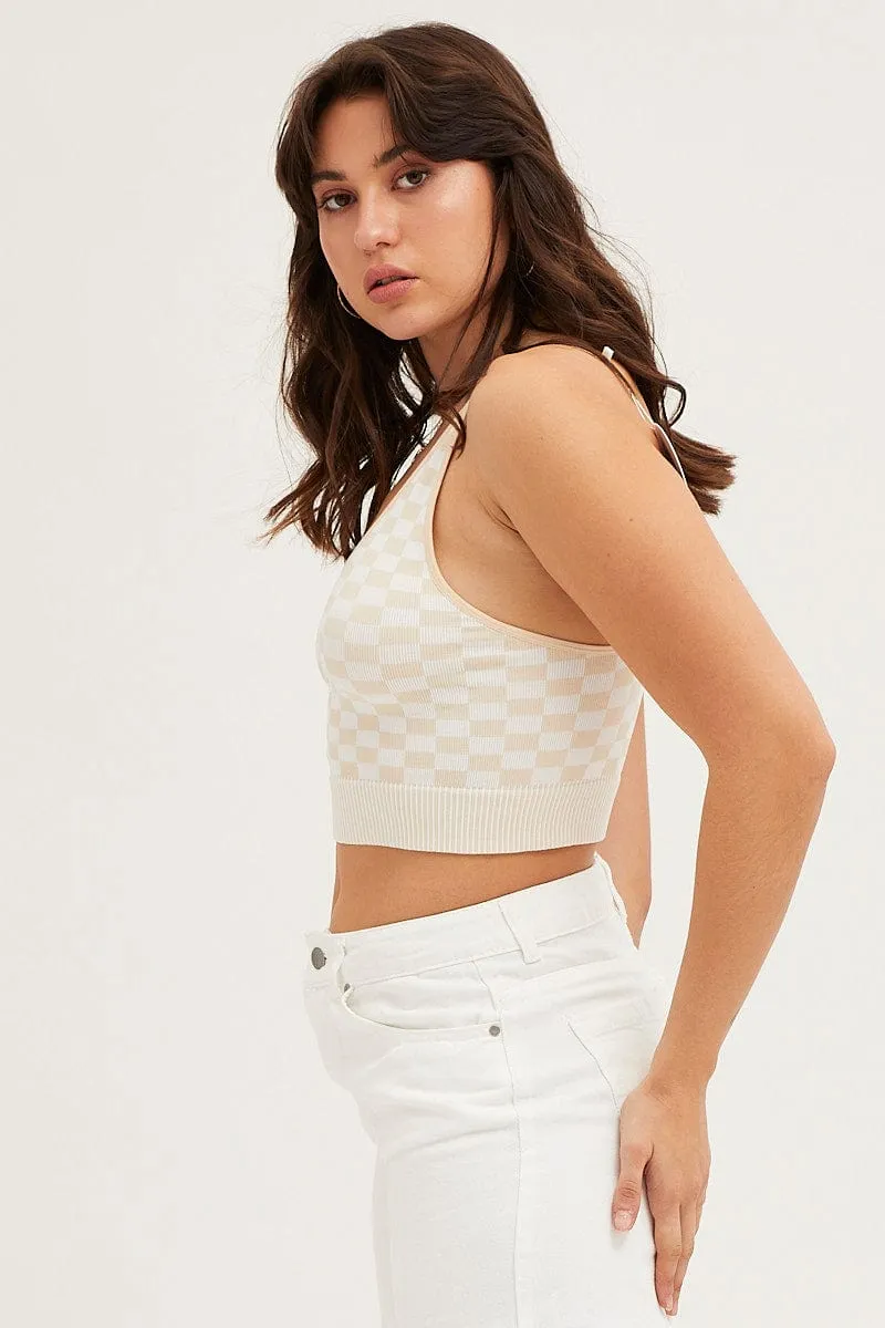 Check Tank Top Seamless sold by Ally Fashion product image thumbnail 4