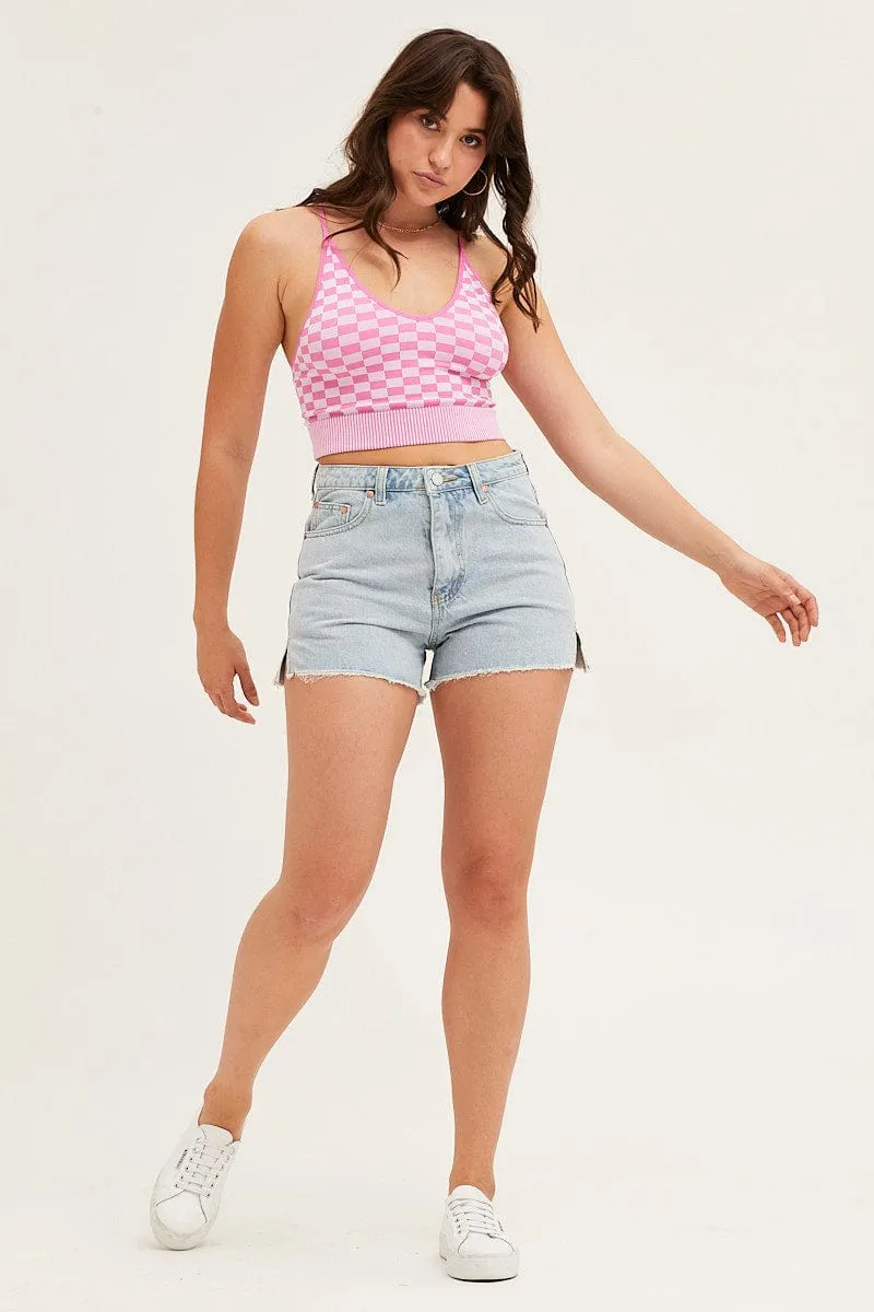 Check Tank Top Seamless sold by Ally Fashion product image thumbnail 2