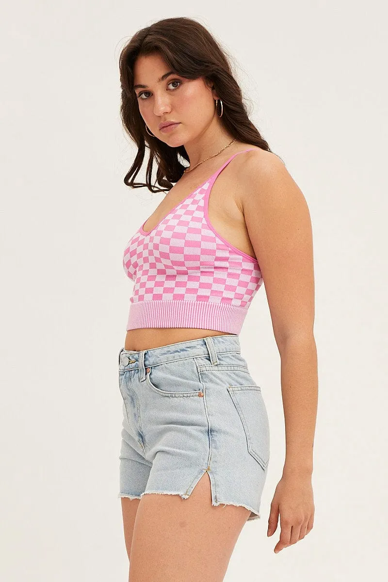 Check Tank Top Seamless sold by Ally Fashion product image thumbnail 4