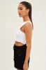 White Crop Tank Top Cotton sold by Ally Fashion