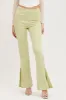 Check Flare Pants High Rise sold by Ally Fashion