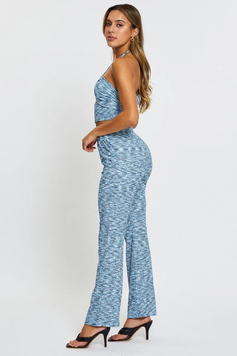 Multi Flare Pants Elastic Waist sold by Ally Fashion product image thumbnail 4