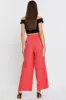 Pink Wide Leg Pants Elastic Waist sold by Ally Fashion