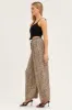 Beige Geo Wide Leg Pants sold by Ally Fashion