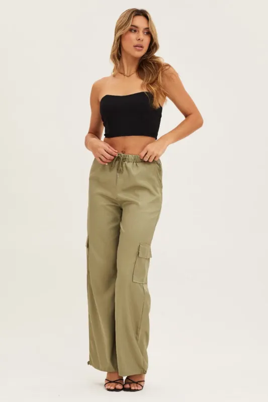 Green Boyfriend Cargo Pant sold by Ally Fashion