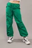 Green Utility Relaxed Pant Low Rise sold by Ally Fashion