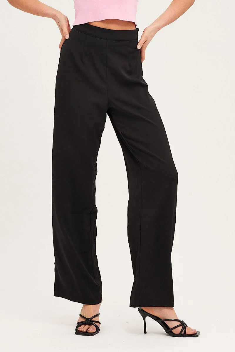 Black Wide Leg Pant sold by Ally Fashion product image thumbnail 2