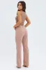 Brown Wide Leg Pants High Rise Workwear sold by Ally Fashion