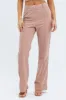 Brown Wide Leg Pants High Rise Workwear sold by Ally Fashion