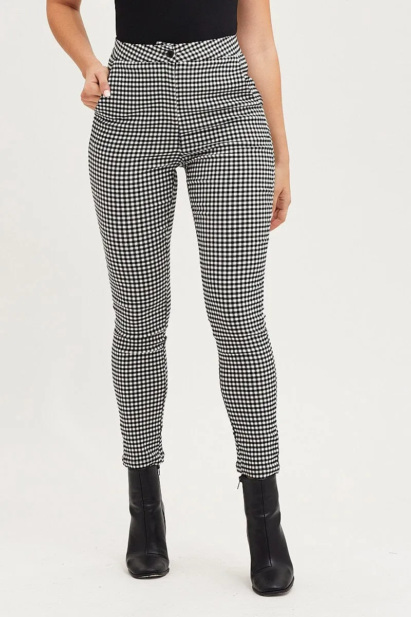 Check High Rise Leggings sold by Ally Fashion product image thumbnail 2