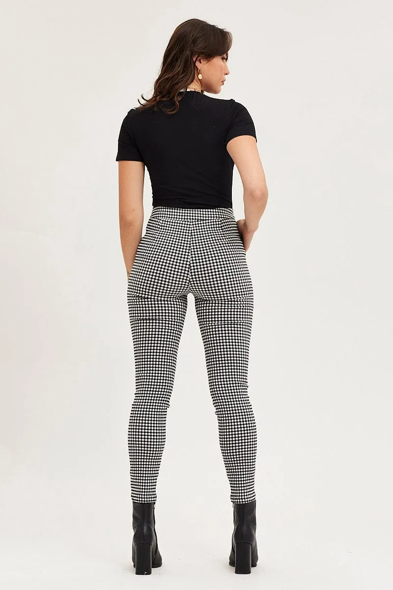 Check High Rise Leggings sold by Ally Fashion product image thumbnail 5