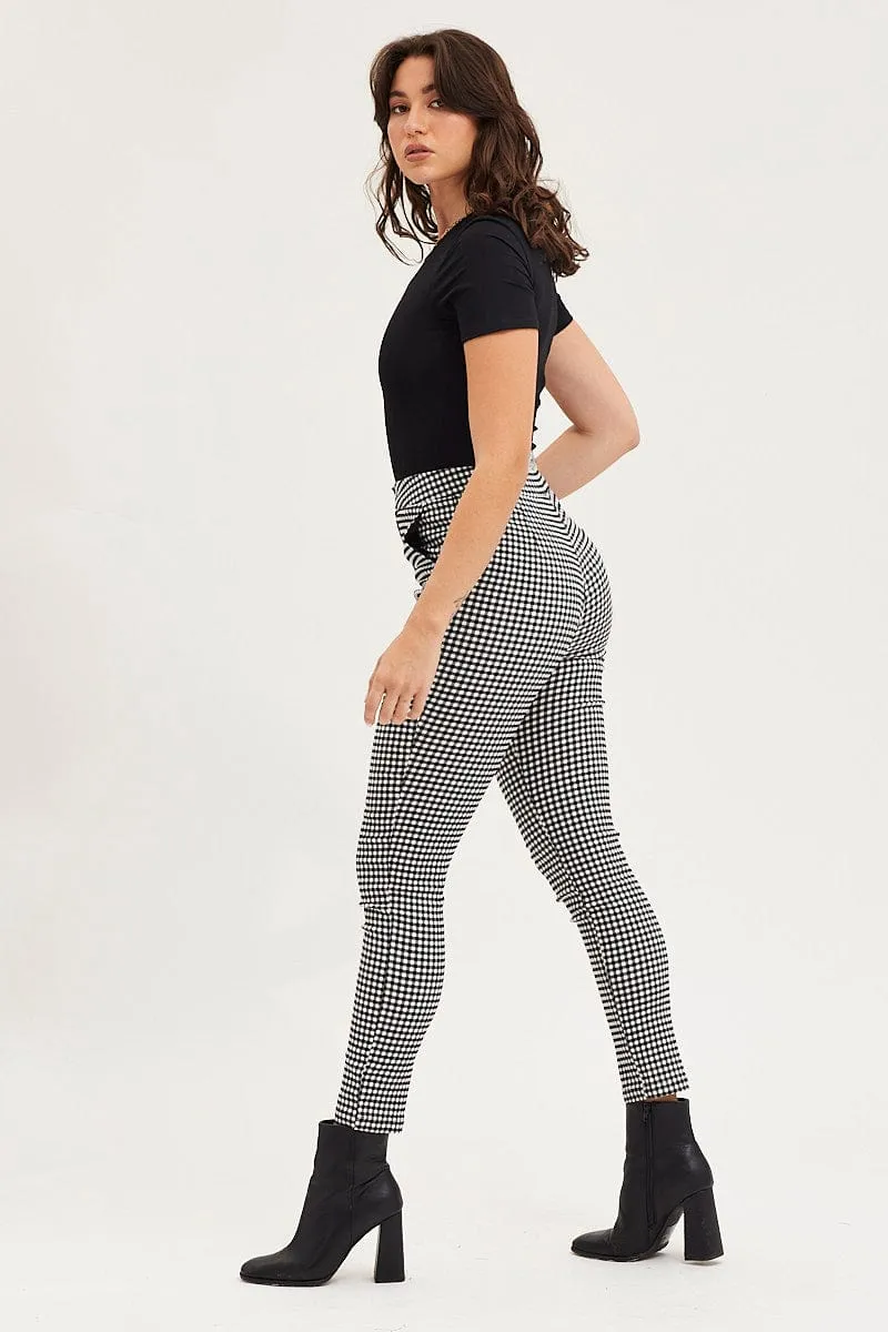Check High Rise Leggings sold by Ally Fashion product image thumbnail 4