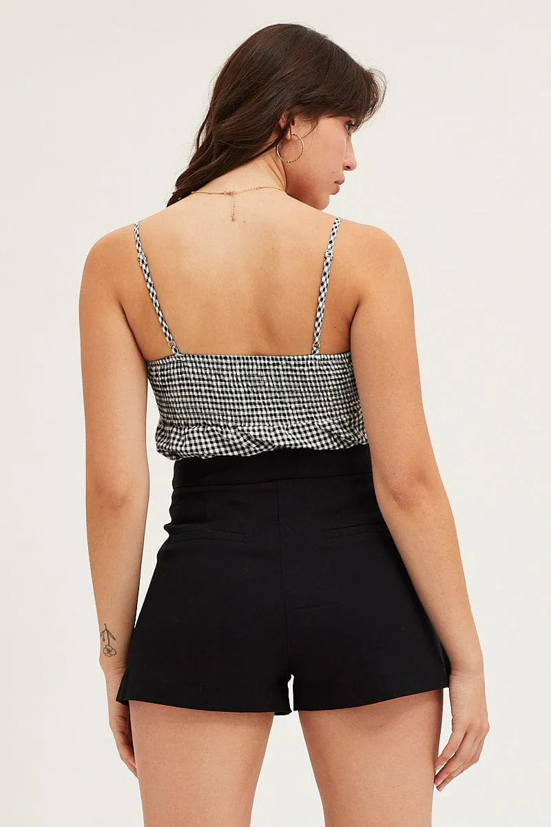 Black Mini Shorts High Rise sold by Ally Fashion product image thumbnail 5