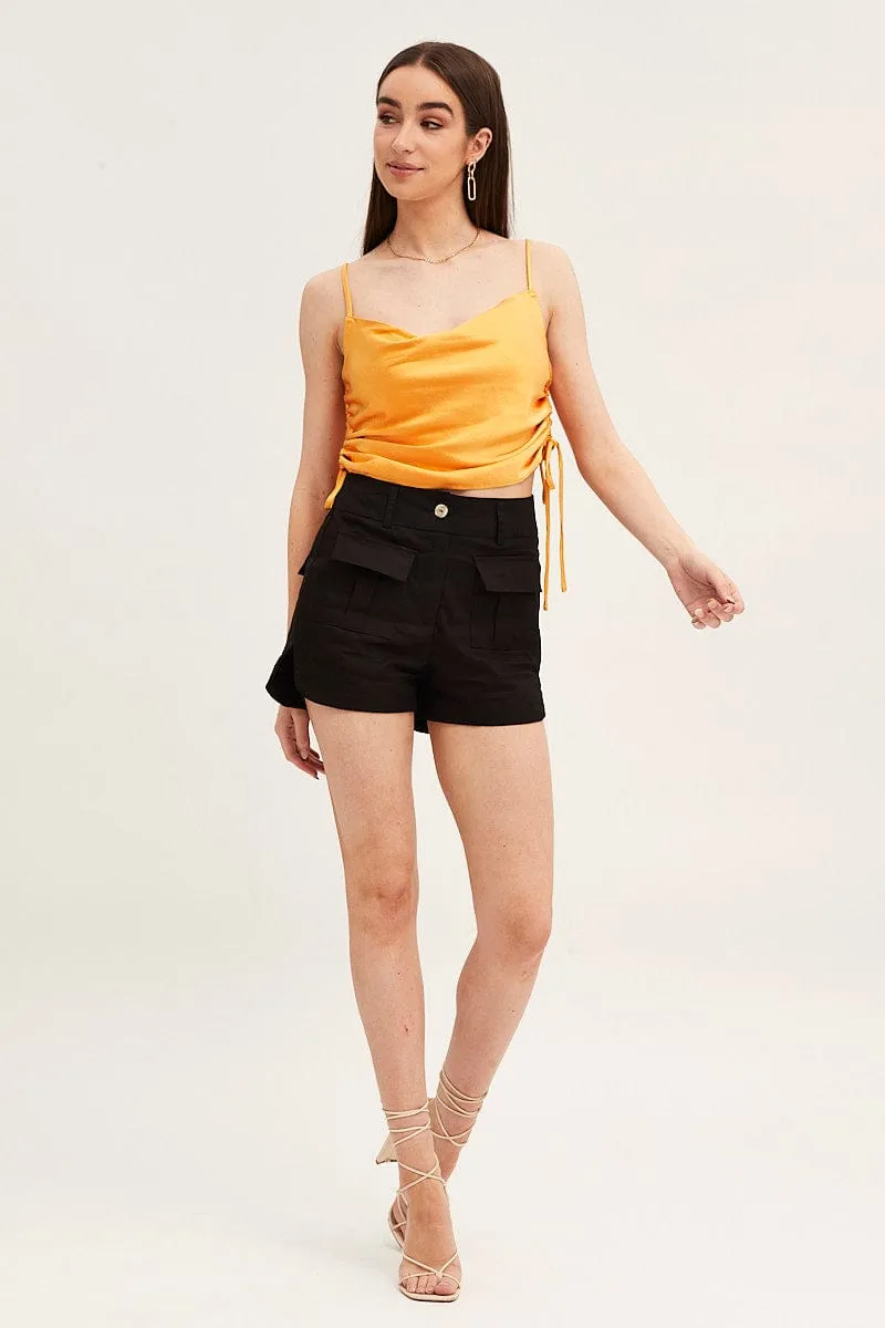 Black Cargo Shorts sold by Ally Fashion product image thumbnail 3