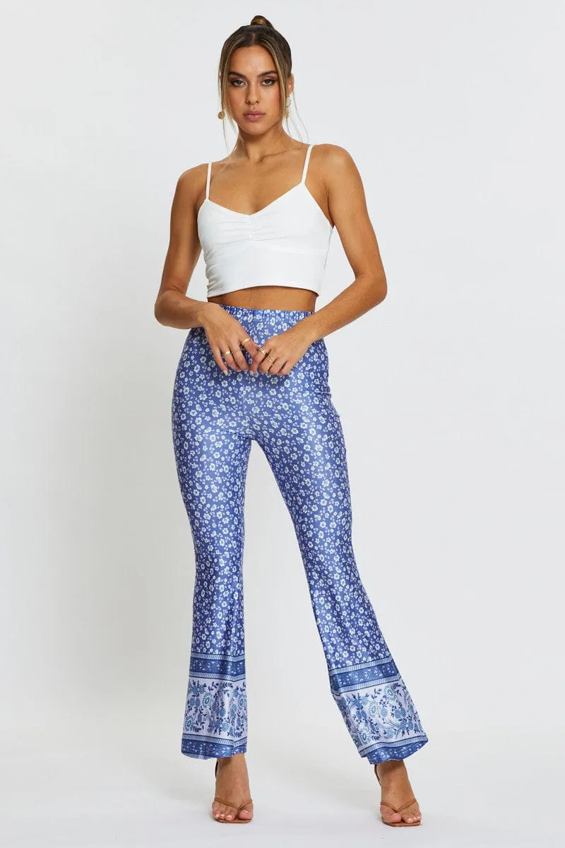 Boho Print Pants Flare Leg sold by Ally Fashion product image thumbnail 3