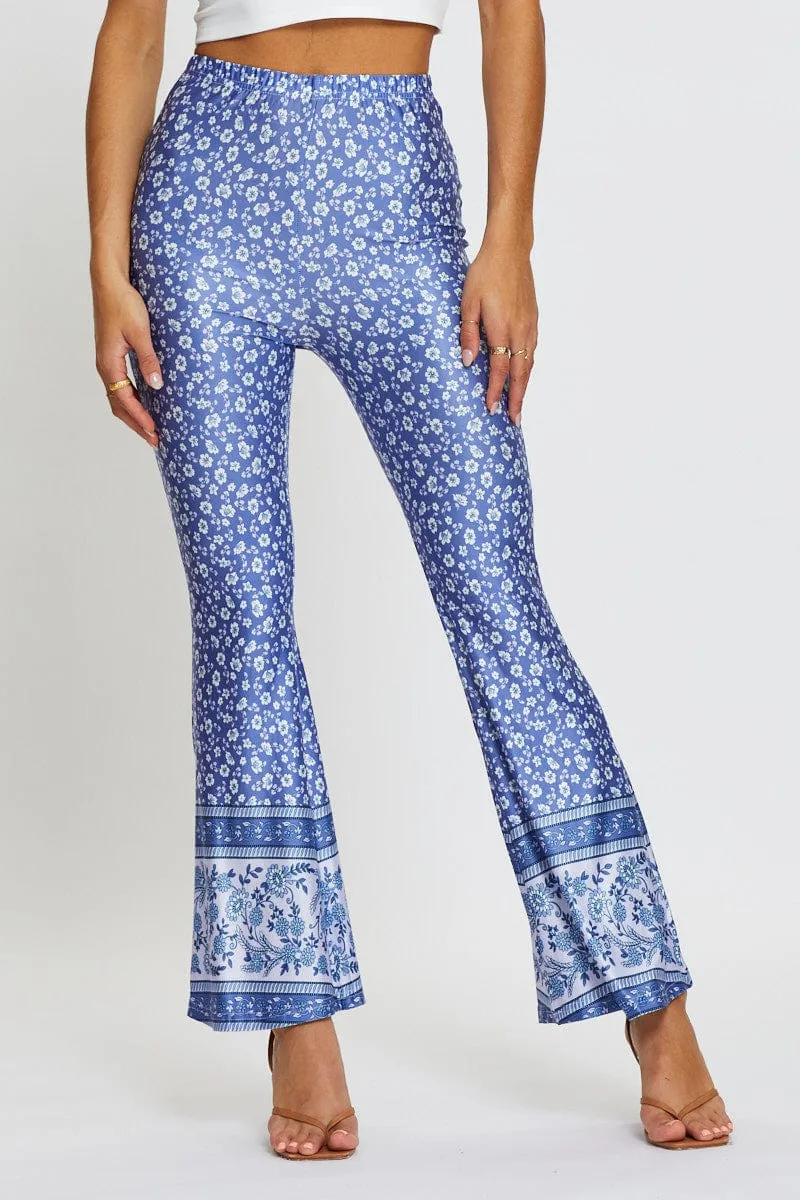 Boho Print Pants Flare Leg sold by Ally Fashion product image thumbnail 2