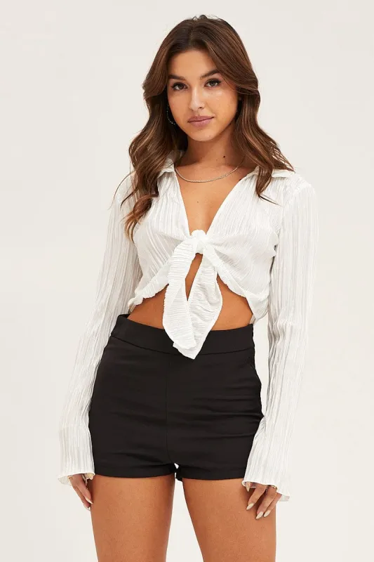 Black Shorts High Rise sold by Ally Fashion