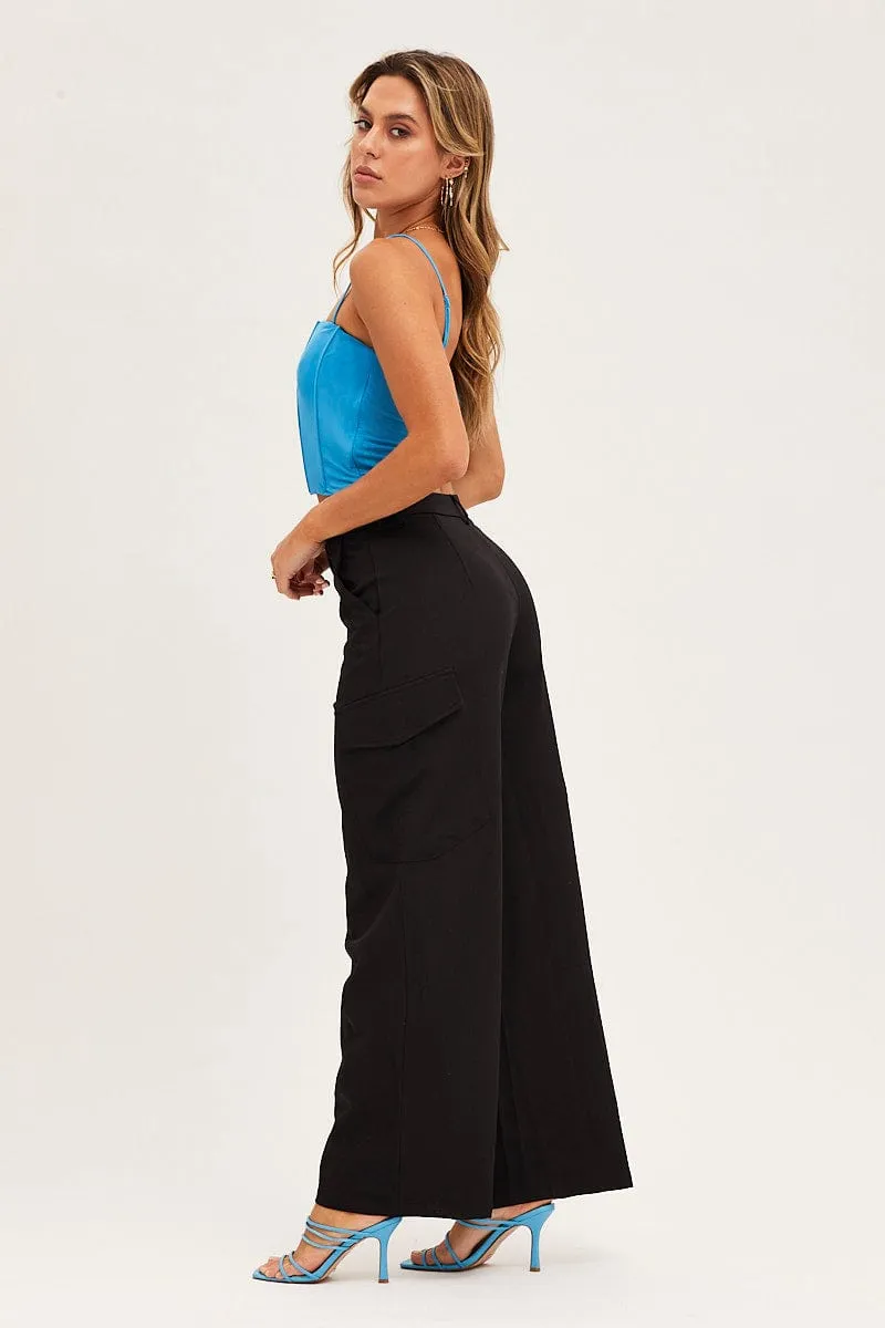 Black Cargo Pant sold by Ally Fashion product image thumbnail 4