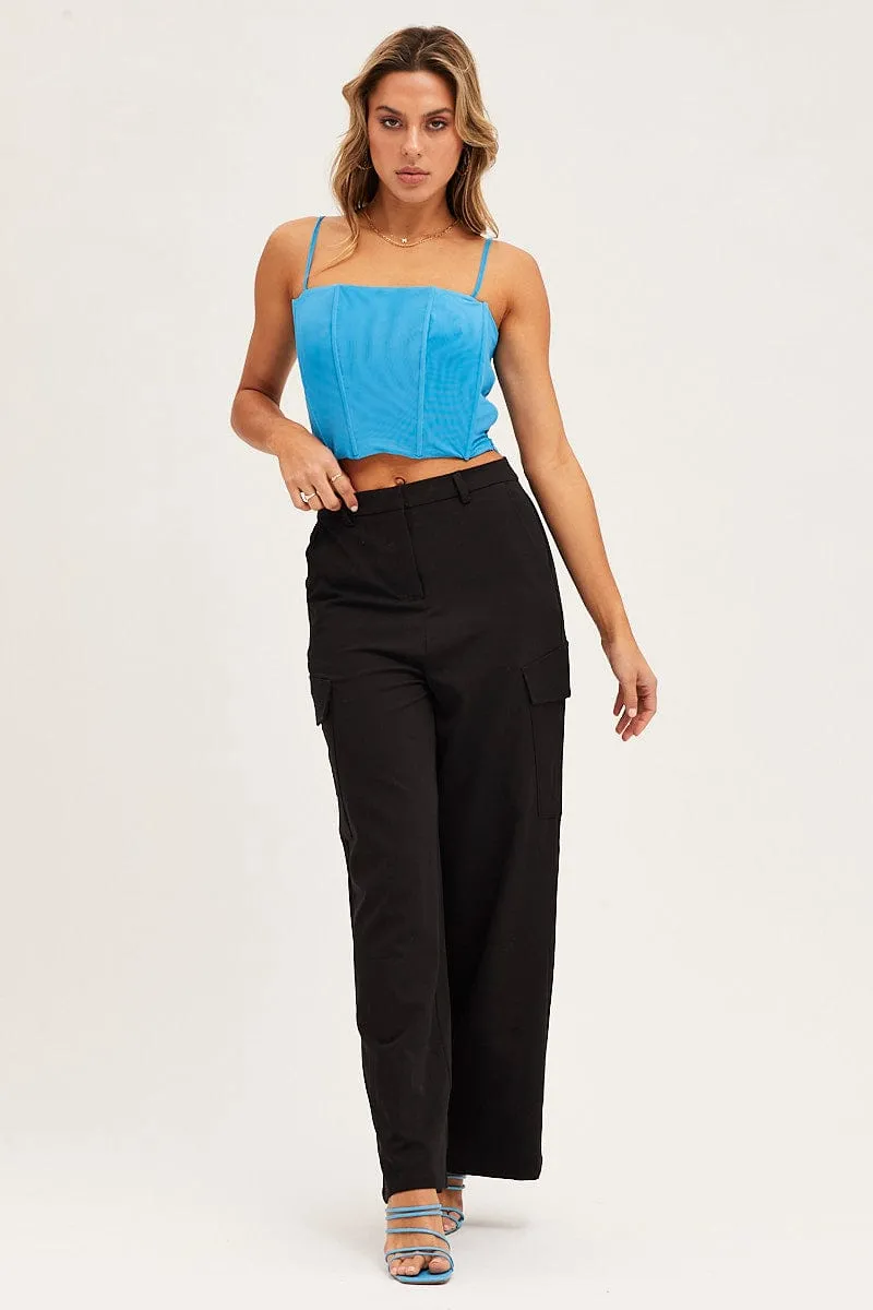Black Cargo Pant sold by Ally Fashion product image thumbnail 3