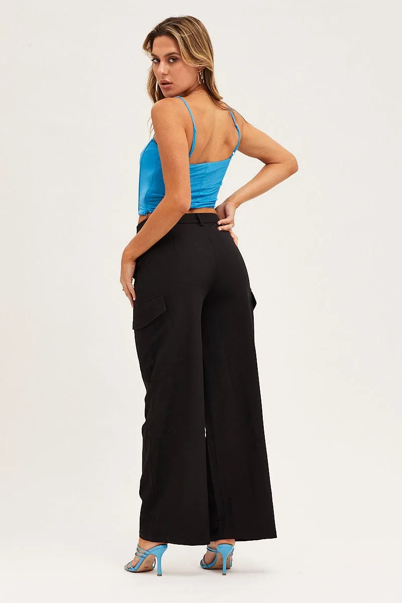 Black Cargo Pant sold by Ally Fashion product image thumbnail 5