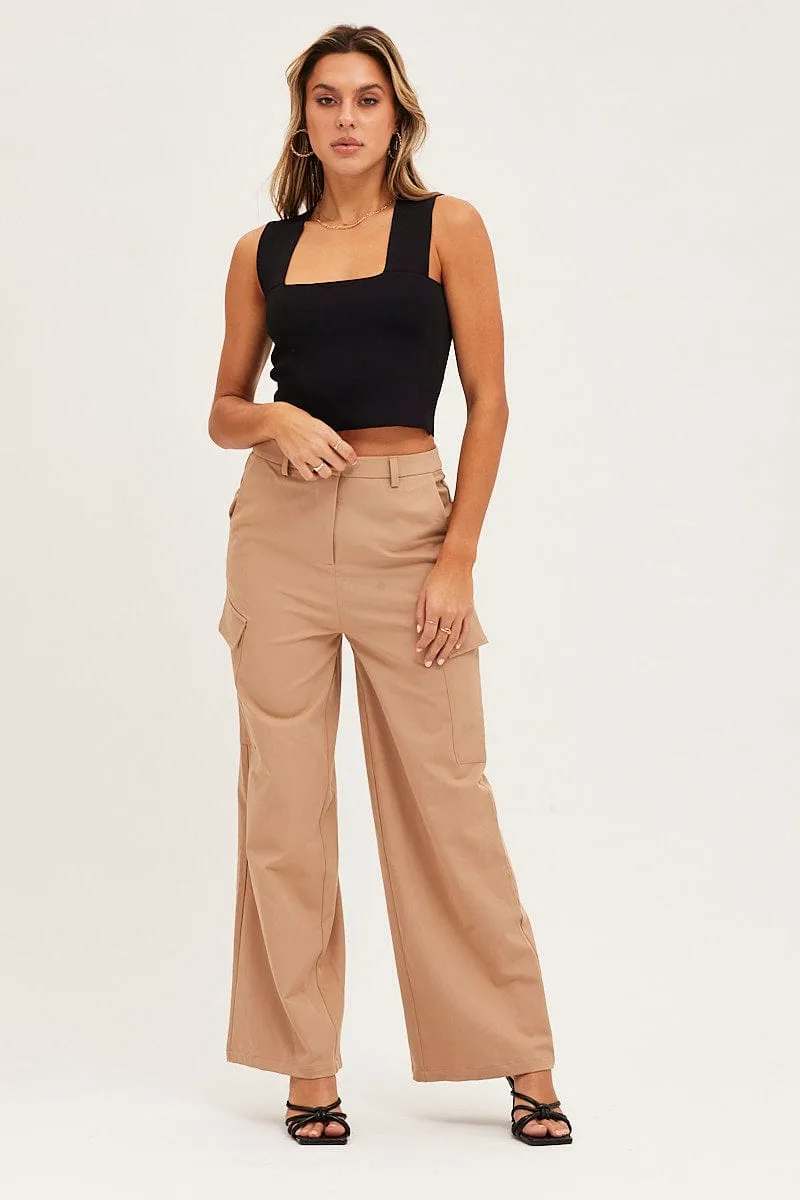 Beige Cargo Pant sold by Ally Fashion